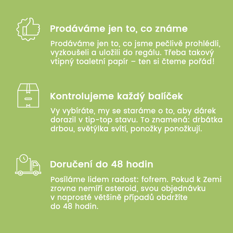 Výhody e-shopu Dárkoviny.cz